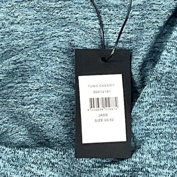 Arna York Collection Top Women 30/32 Bell Sleeve Jade‎ Tunic Knit NEW - Picture 4 of 5